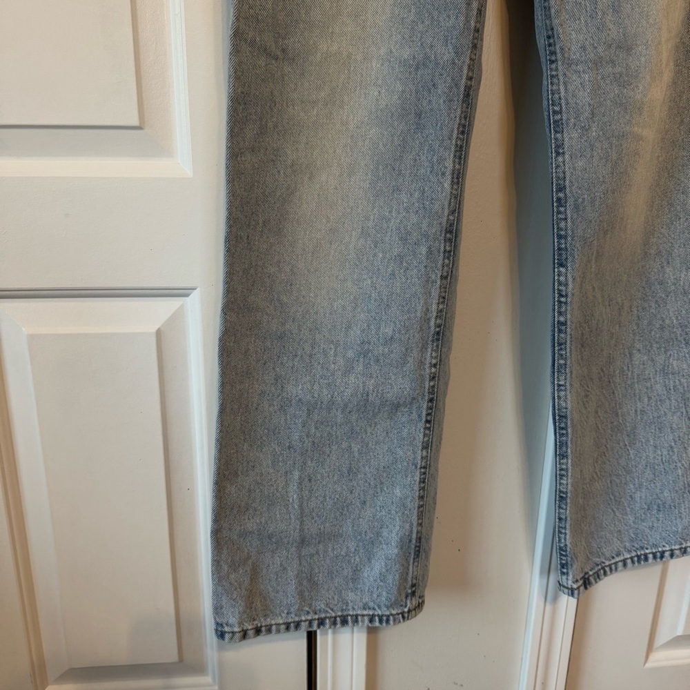 Cuidado Con El Perro Women’s Light Wash Straight Denim Jeans 100% Cotton Size 4 - Picture 5 of 15